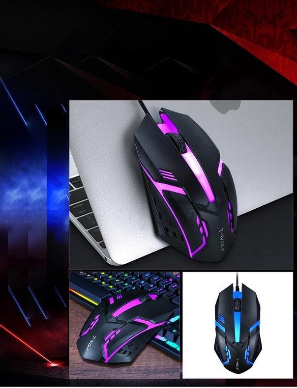 Mouse Gamer Usb 3200dpi Led Rgb - ALFA JX-M20 - Loja Marc's