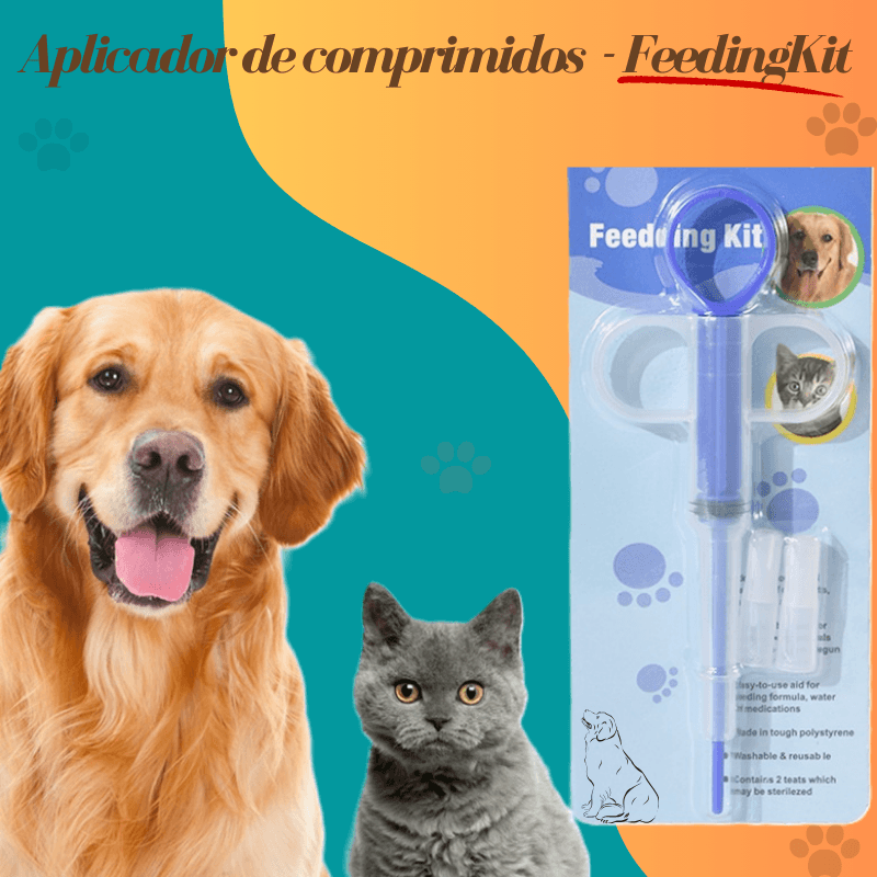 Aplicador de comprimidos para Pets - FeedingKit - Loja Marc's