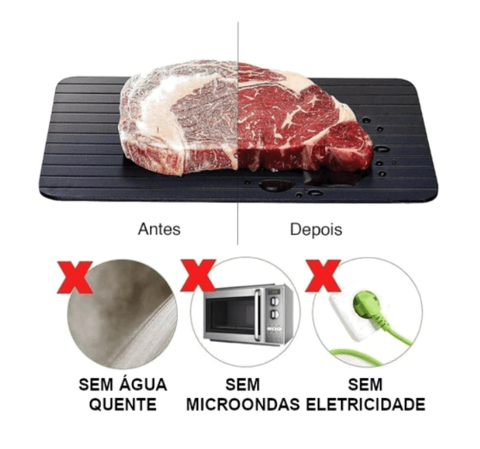 Tábua de descongelamento de Carnes - SpeedyDefrost - Loja Marc's