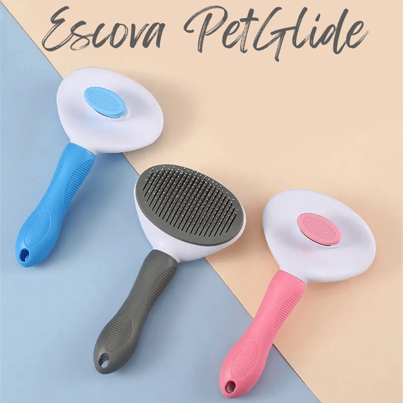 Escova removedora de pelos para cães e gatos - PetGlide - Loja Marc's