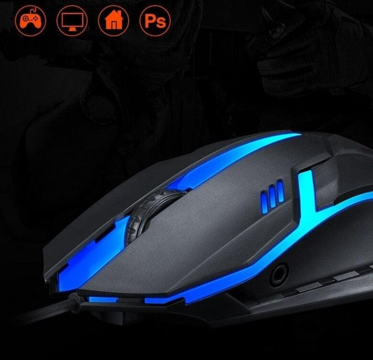 Mouse Gamer Usb 3200dpi Led Rgb - ALFA JX-M20 - Loja Marc's