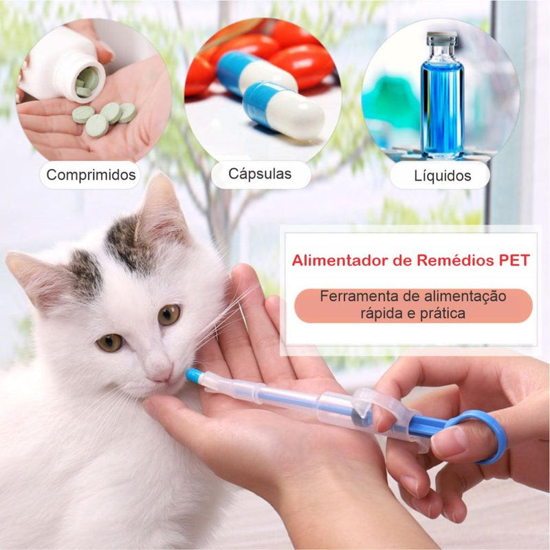 Aplicador de comprimidos para Pets - FeedingKit - Loja Marc's